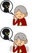 シニア　詐欺　イラスト