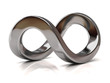 Silver Infinity Symbol