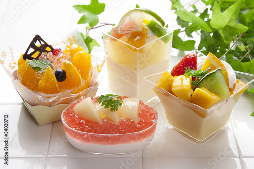 Photo: 夏のスイーツ各種 夏のスイーツ各種