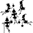 Elves Silhouettes Elves Silhouettes