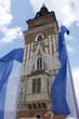 Krakows clock tower Krakows clock tower
