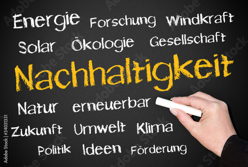 Illustration: Nachhaltigkeit - Energie und Umwelt Nachhaltigkeit - Energie und Umwelt