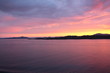 sunset view from a boat off the coast of norway sunset view from a boat off the coast of norway