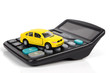 Calculator and toy car Calculator and toy car