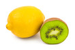 Kiwi and lemon fruit