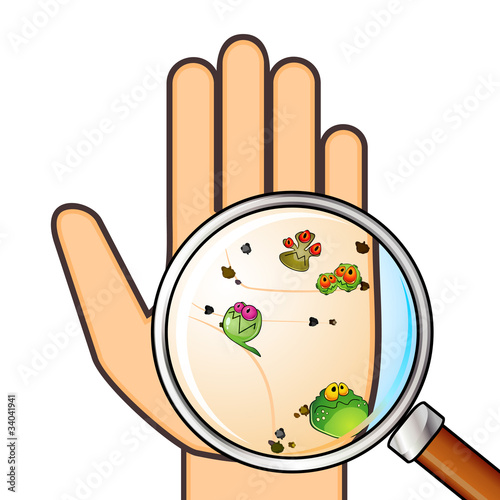 Vector: Dirty hand Dirty hand