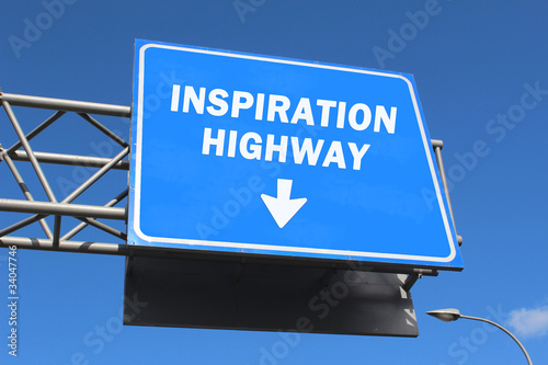 Photo: Highway sign - Inspiration highway Highway sign - Inspiration highway
