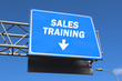 Highway sign - Sales training