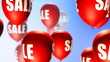 Video: Balloons Sale Red on Blue (Loop) Balloons Sale Red on Blue (Loop)