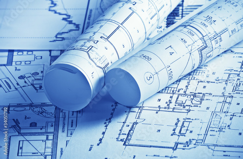 Photo: Part of architectural project Part of architectural project