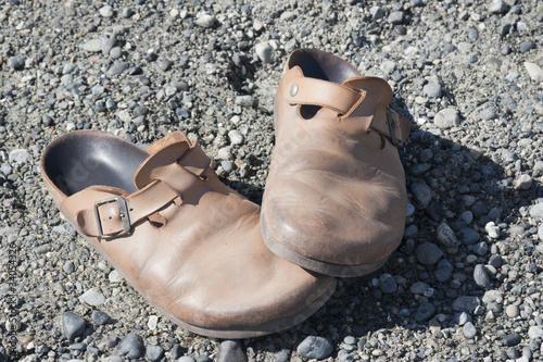 Photo: Old Clogs on the Rocks Old Clogs on the Rocks