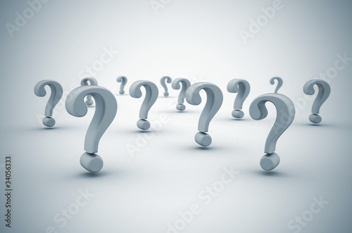 Illustration: Question mark background Question mark background