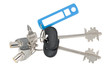 Blank tag and keys isolated