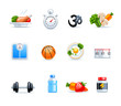 fitness icon set fitness icon set