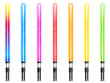 Lightsaber In Seven Different Colors