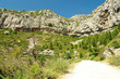Wanderweg in den französischen Calanques Wanderweg in den französischen Calanques