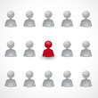 Vektor: concept business, ressources humaines, rh concept business, ressources humaines, rh