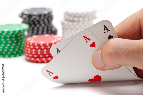 Photo: Pocket aces Pocket aces
