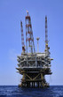 Italy, Sicily, Mediterranean Sea, offshore oil platform Italy, Sicily, Mediterranean Sea, offshore oil platform