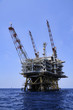 Italy, Sicily, Mediterranean Sea, offshore oil platform