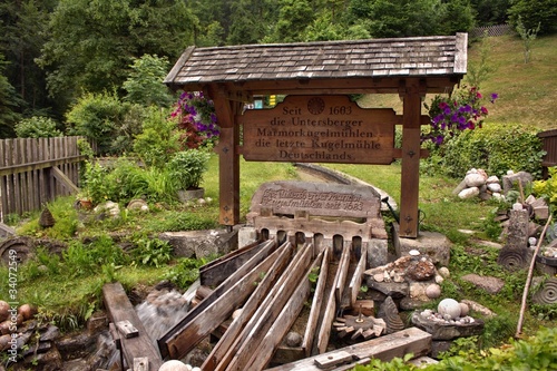 Photo: Kugelmühle an der Almbachklamm Kugelmühle an der Almbachklamm