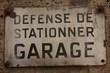 Défense de stationner
