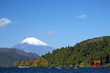 芦ノ湖と富士山