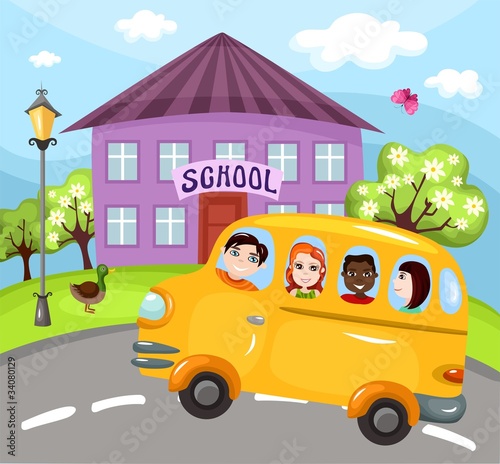 Vector: schoolbus schoolbus