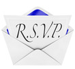 RSVP - Reply Invitation and Open Envelope R.S.V.P.