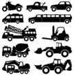 Excavator Truck Van Limousine Lorry Car Forklift Vehicle