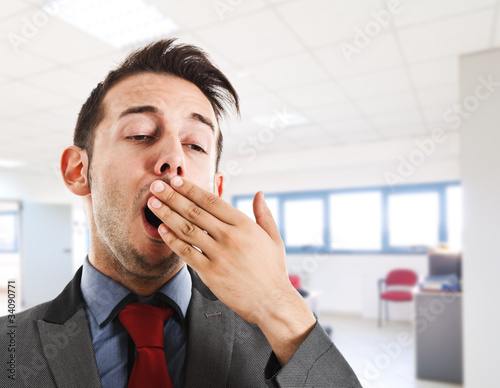 Photo: Tired businessman Tired businessman