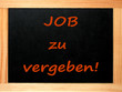 schild, tafel: job zu vergeben