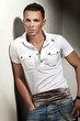 young casual man portrait young casual man portrait