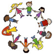 Kinderkreis, bunt