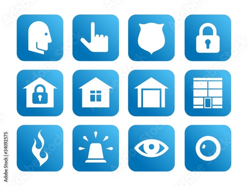 Vector: Icon set on the "Security Activity" theme Icon set on the "Security Activity" theme
