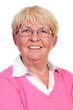 freundliche seniorin