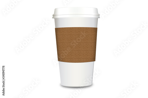 Illustration: paper cup paper cup