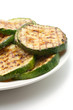 Grilled zucchini on а plate