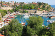 Turkey. Antalya town. View of harbor Turkey. Antalya town. View of harbor