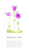 carte fleurie