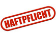 Stempel rot rel HAFTPFLICHT