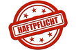 Sternen Stempel rot rel HAFTPFLICHT