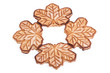 Cookies isolated on the white background Cookies isolated on the white background