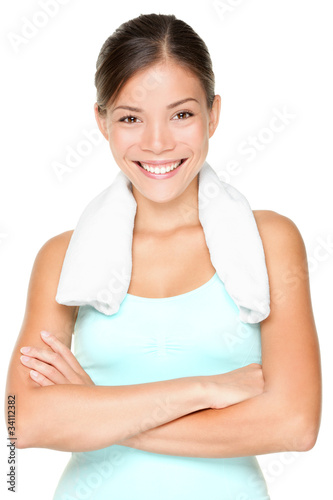 Photo: Fitness woman portrait Fitness woman portrait