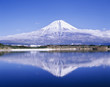 田貫湖と富士山