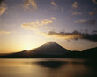 富士山と日の出
