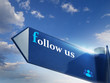 Illustration: follow us follow us