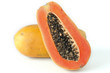 Papaya fruit isolated on white background. Papaya fruit isolated on white background.