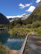 Photo: wood bridge in the mountains wood bridge in the mountains