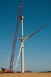 éolienne en construction
